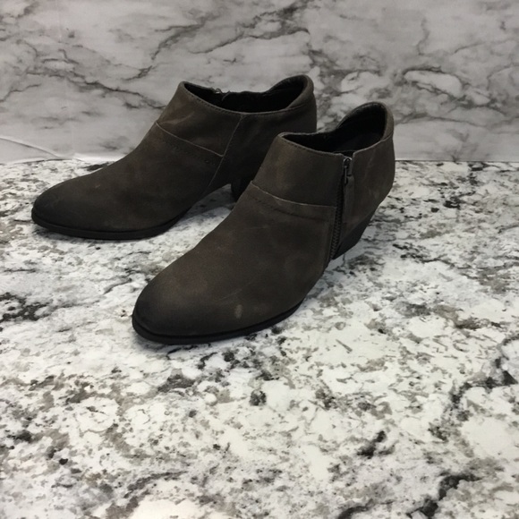 Franco Sarto Greco Suede Ankle Boot Booties - Picture 6 of 13